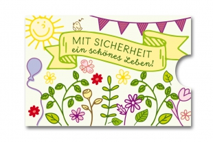 »Edelkuvert®« RFID-Schutzhülle Blumenwiese