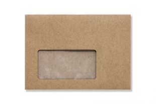 »Design-RC®« 114 x 162 mm DIN C6 braun (mit Fenster)