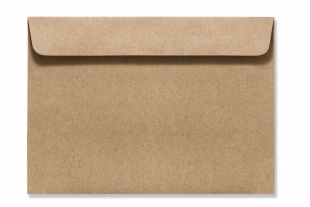 »Design-RC®« 162 x 229 mm DIN C5 braun Briefumschlag (mit Bio-Folienfenster)