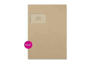 »Design-RC®« 229 x 324 mm DIN C4 braun Briefumschlag (mit Bio-Folienfenster)