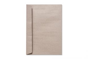 »Design-RC®« 229 x 324 mm DIN C4 grau Briefumschlag (mit Bio-Folienfenster)