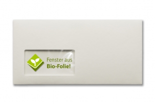 »BioCycle Baumwolle« 114 x 229 mm DIN C6/5 (mit Fenster)