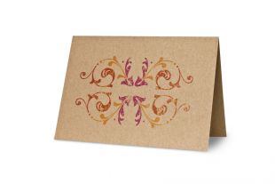 »Design-RC®« Klappkarten »Ornament« DIN A6 inkl. DIN C6 Hüllen