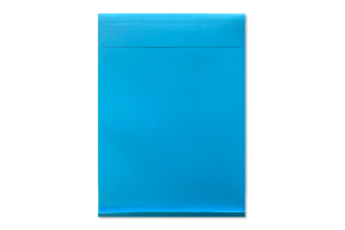 Faltentasche B4 Caribic Offset azurblau