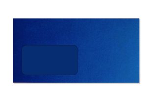 Briefumschlag DIN lang Gmund Colors dunkelblau (mit Fenster)