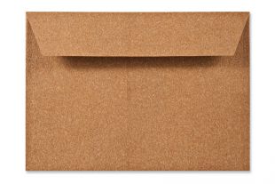 Hülle DIN C5, Holzstruktur braun