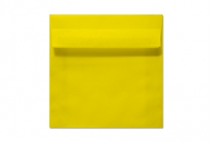 Transparenthülle 165 x 165 mm, kanariengelb