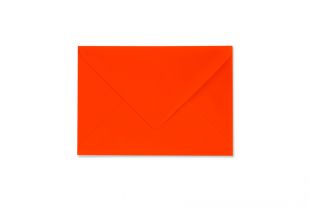 Minihülle 52 x 71 mm »mandarin-rot«