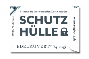 »Edelkuvert®« RFID-Schutzhülle Kettenschloss