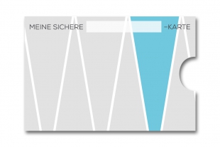 »Edelkuvert®« RFID-Schutzhülle mit Schriftfeld Meine sichere ...