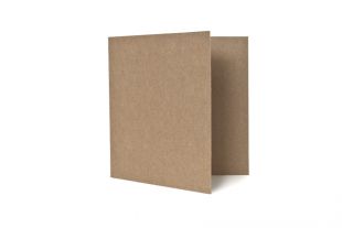 »Design-RC®« Klappkarten Quadro 15.0 braun/braun