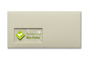 »ecoFIBRES« birch 114 x 229 mm DIN C6/5 (mit Fenster)