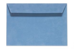 Hülle DIN C5, samtartig, blau