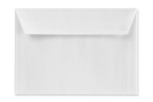 Hülle DIN C5, Textiloptik Leinen, weiß