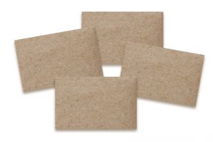 »Design-RC®« Karten 55 x 85 mm »Visitenkartenformat« braun/braun