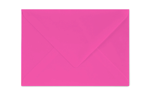 Briefumschlag C6 114 x 162 mm »schocking pink«